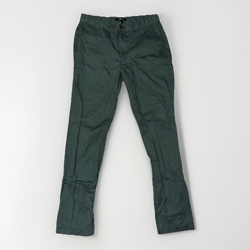 Forever 21 Men Nylon Fatigue Pants Green 33x33